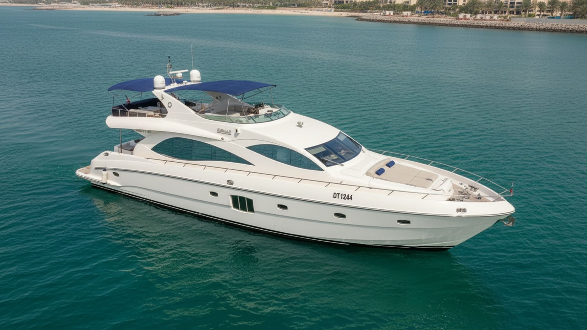 Emerald Jewel 88 ft aerial view, premium yacht rental