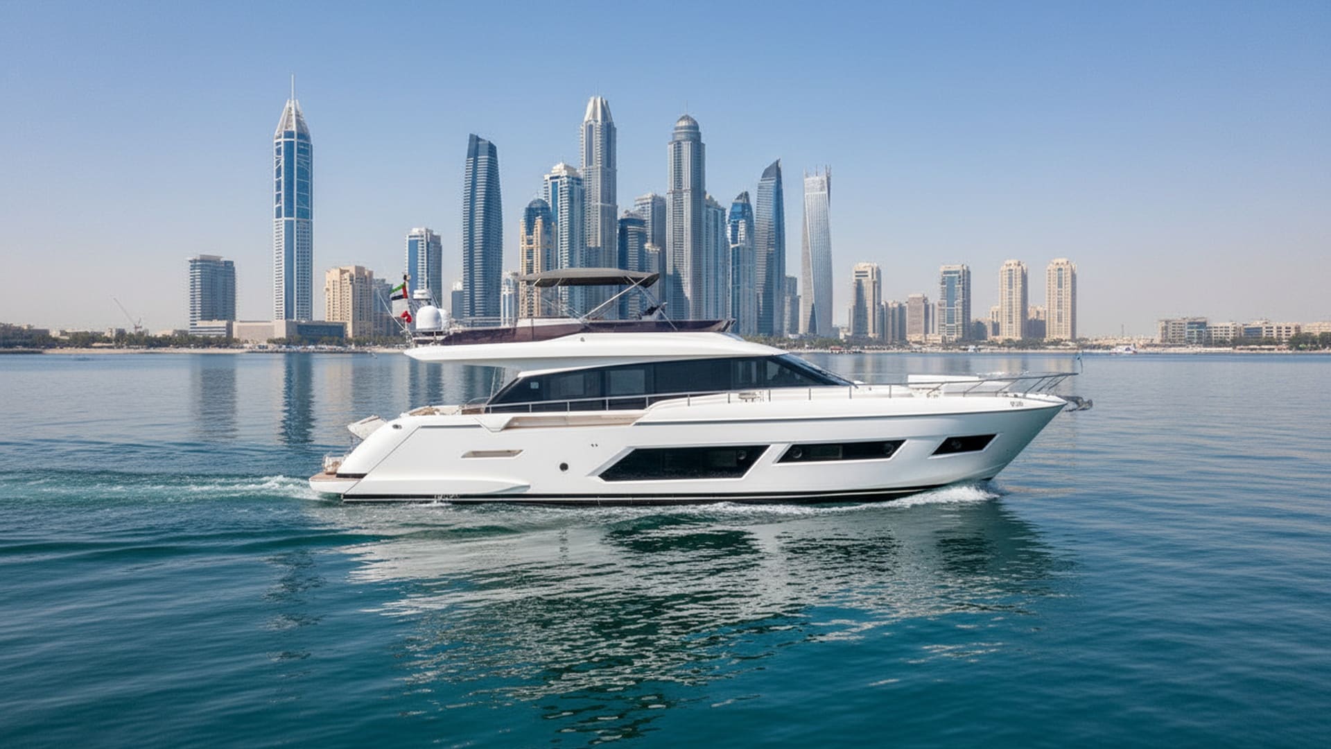 Pearl Storm 67 ft yacht charter Dubai