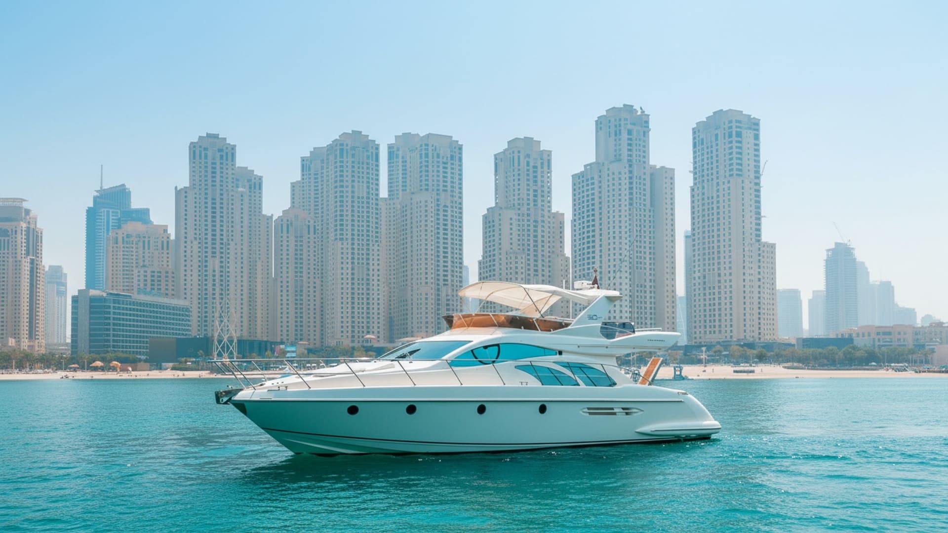 Vision Knight 50 ft yacht charter Dubai