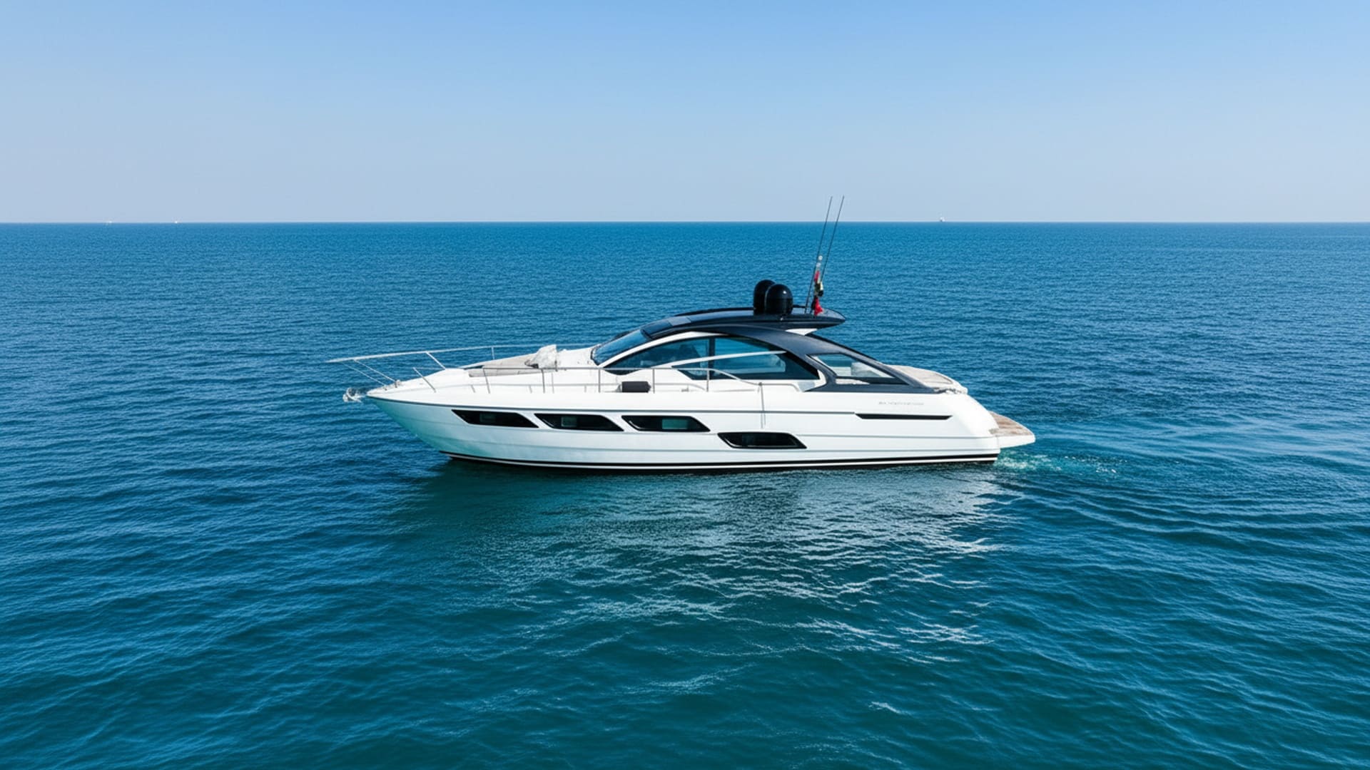 Pearl Haven 52 ft yacht, sleek exterior design