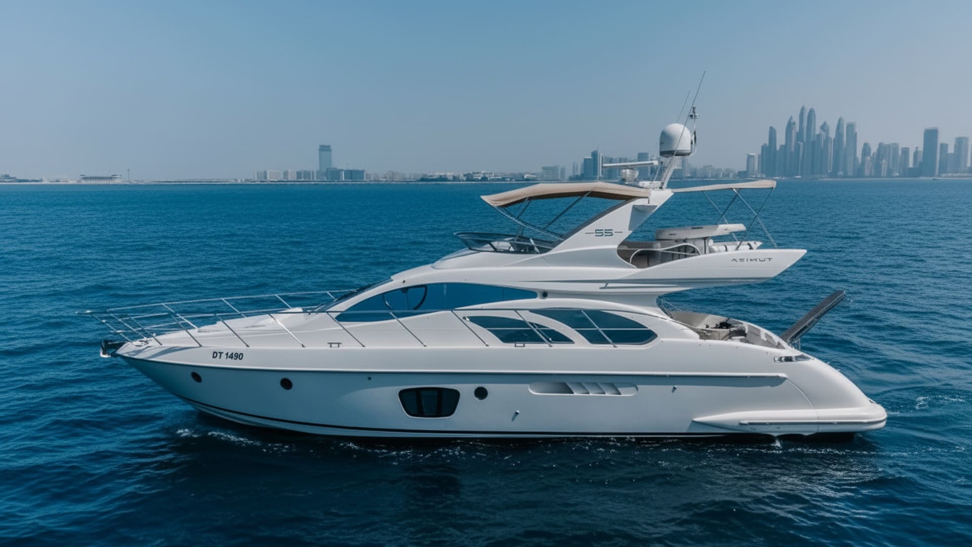 Platinum Oasis 55 ft yacht charter Dubai