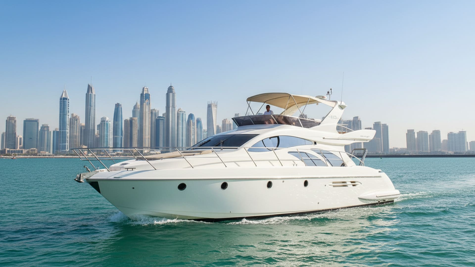 Emerald Island 50 ft yacht charter Dubai