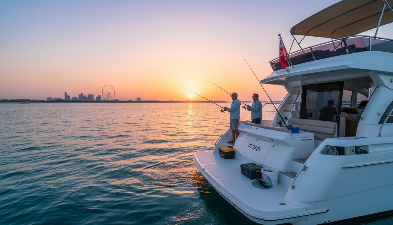 Charter a Fishing Boat in Dubai